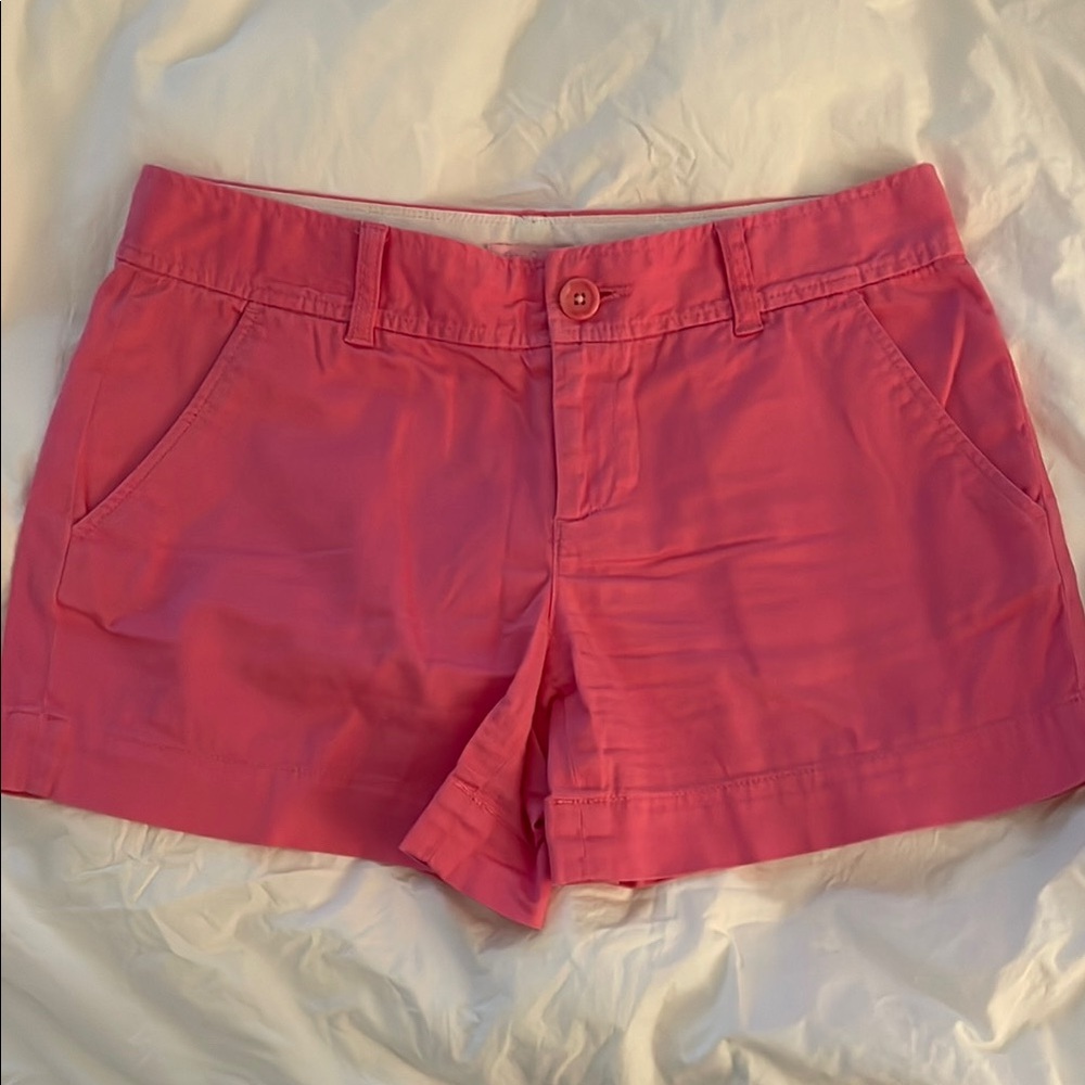 Lilly Pulitzer chino shorts.